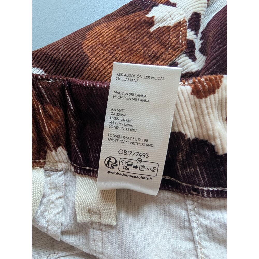 NWT Maeve The Colette Cropped Corduroy Wide Leg Pants Size 28 Cow #8F512 - Picture 11 of 11